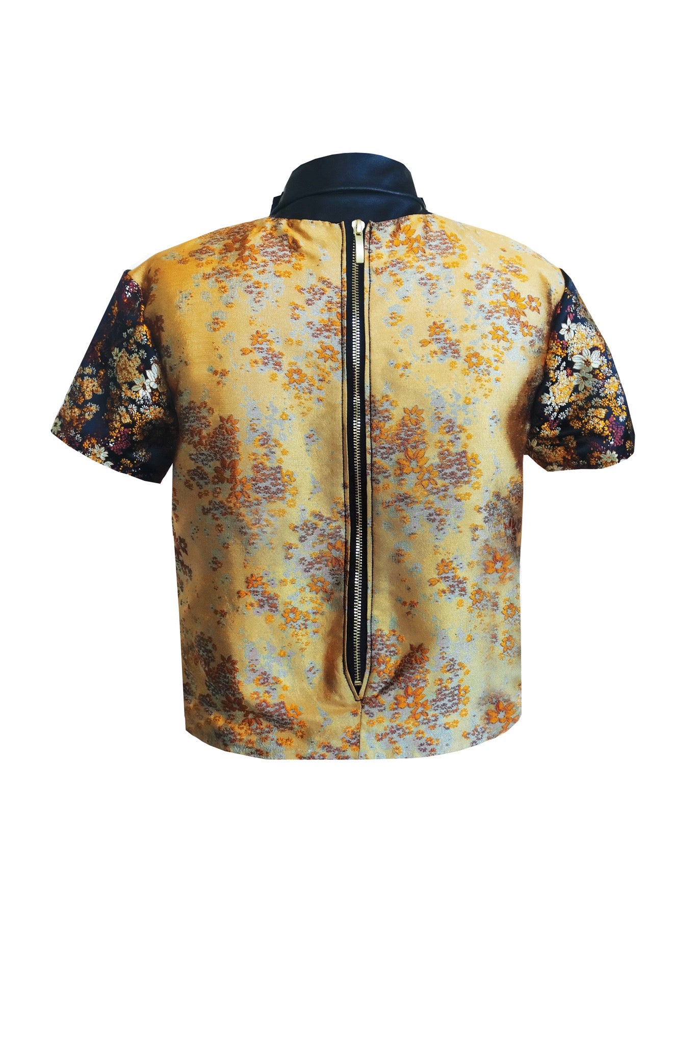 Amber Floral brocade top