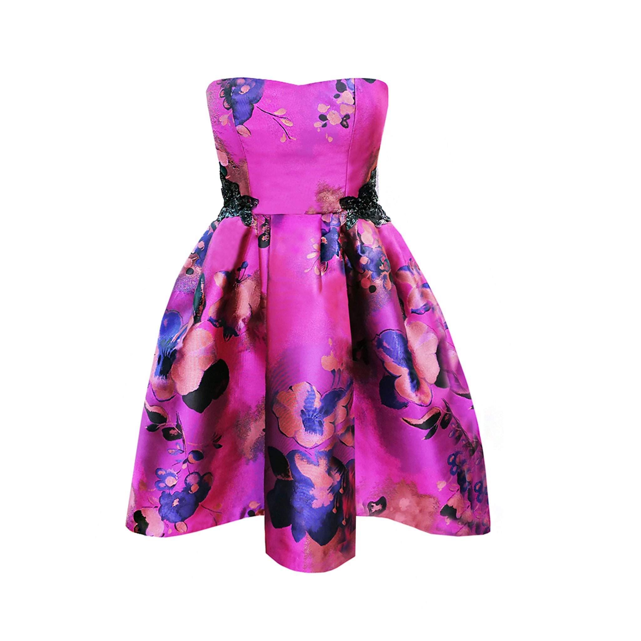 Leila pink bustier dress